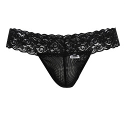 CandyMan String Dentelle Macog Noir